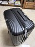 新秀丽（Samsonite）行李箱20英寸拉杆箱时尚竖条纹旅行箱包黑色GU9密码登机箱 实拍图