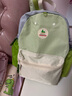 SHUKIKU儿童书包1-3年级小学生超轻防泼水透气背包户外旅游绿豆薄荷M+码 实拍图