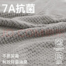三利加大7A抗菌浴巾A类吸水速干成人男女士裹巾 90*180cm  460G天空灰 实拍图