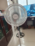 美的（Midea）【飓风节能】七叶柔风立式电风扇/家用轻音落地扇/台式小型风扇/大风力遥控定时摇头风扇SAH35BSJ 实拍图