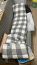 洁丽雅（Grace）A类全棉棉花床垫100%新疆棉床褥子学生宿舍床褥1.2x2米 无印灰格 实拍图