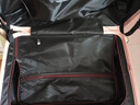 贝初众行李箱次日达小型可登机箱大容量拉杆旅行密码皮箱子高颜值 茱萸粉【升级多功能】加厚款 24英寸 【黄金尺寸】闪电发货 实拍图