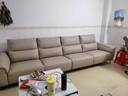 顾家家居（KUKA）零靠墙现代简约电动功能皮沙发客厅6196【燕麦色】四人位左电动 实拍图