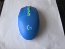 罗技（G）G304 LIGHTSPEED无线鼠标 游戏鼠标 轻质便携 鼠标宏 绝地求生FPS英雄联盟吃鸡 生日礼物 蓝色 实拍图