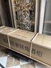 客厅现代简约碧桂园转角展示不锈钢三角柜拐角轻奢家用酒柜靠墙 钛金框白柜+茶色玻璃门+感应灯 整装发货，送货上门 实拍图