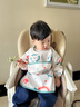 爱宝适儿童罩衣长袖款婴儿吃饭围兜防水耐脏宝宝画画衣反穿云边狮趣G033 实拍图