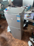 小黄鸭 迷你冰箱小 108L双门冷藏冷冻小型家用宿舍租房电冰箱小巧不占地 一级能效省电节能 126L【一级能效，节能省电款】 银色 实拍图