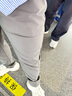 啄木鸟冰丝裤子男宽松直筒速干弹力休闲裤男士潮流春夏季薄款运动长裤 深灰色 32 (建议130-145斤) 实拍图