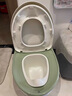 babycare马桶坐便器蹲便器儿童马桶仿真马桶坐便圈2-6岁宝宝便盆温特绿 实拍图