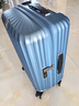 新秀丽（Samsonite）行李箱20英寸拉杆箱时尚密码登机箱竖条纹旅行箱包蓝色GU9*11001 实拍图