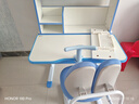 尊眠（ZUNMIAN）儿童学习桌椅写字书桌6-18岁中小学生作业桌椅套装80cm蓝色 实拍图