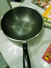 【抄低价高品质】不粘锅炒锅食品级不锈钢蜂窝炒锅电磁炉煤气灶用 单层钢单面屏【无盖】 30cm 实拍图