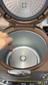 美的（Midea）饺子王电压力锅6L家用电锅全自动智能预约饭煲无水焗双胆开盖火锅国家补贴高压锅MY-E6910(6-8人) 实拍图