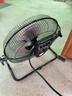 乐浦（Lopol） 趴地扇家用工业风扇强力大功率台式大电风扇落地扇强劲大风力 黑色14寸旋钮款+加密放射网罩 实拍图