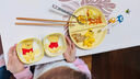 迪士尼陶瓷餐具套装高颜值复古奶油健康碗筷家用防滑可微波耐高温 复古米妮8寸深盘 1个 实拍图