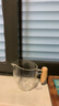一品工坊加厚公道杯玻璃日式木把手工耐热分茶器玻璃锤纹茶道配件260ml 春木茶海(锤纹) 实拍图