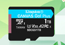 金士顿（Kingston）1TB TF（MicroSD）内存卡U3 V30 A2 4K 读170MB/s游戏机 行车记录仪 运动相机无人机 监控存储卡 实拍图