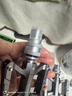 大行折叠自行车配件三培林快拆脚踏公路车山地车脚蹬p8k3d5改装零件 三培林快拆脚踏【钛色】 实拍图