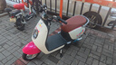 立马电动摩托车MINI 80公里长续航1200W电机60V20Ah铅酸电池外卖家用舒适出行电动车 霓粉红 实拍图