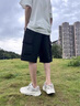 nasawassup工装短裤男装夏季薄款2024潮牌新款运动外穿休闲男士五分中裤子 黑色DK119-HMFS XL 【建议110-130斤】 实拍图