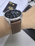 威千图适用华为手表表带GT5/5pro/Watch5/4/4pro/3/3pro/GT4/3/2真皮表带 砂砾棕-平尾皮带【46/48MM】 实拍图