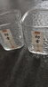 高颜值锤纹杯初雪玻璃杯日式家用水杯威士忌酒杯方形杯子简约 初雪 200ml 2只 鱼鳞透明 实拍图