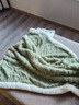 雅鹿 加厚毛毯珊瑚绒午睡毯冬季 小号塔芙绒毯办公室毛毯被小毯子单人 经典款-抹茶 100X150cm午睡毯【柔软舒适】 实拍图