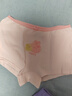 红豆儿童内裤女童纯棉四角短裤中大童平角裤抗菌少女裤三条K4090 140 实拍图