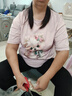 森马（Semir）代露娃|短袖t恤女中长款印花上衣25夏宽松纯棉套头衫109325100032 实拍图