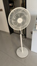 美的（Midea）【飓风节能】七叶柔风立式电风扇/家用轻音落地扇/台式小型风扇/大风力遥控定时摇头风扇SAH35BSJ 实拍图
