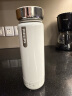飞利浦（PHILIPS）随行电热水杯便携迷你烧水杯316不锈钢内胆电热杯保温杯 【奶油白】烧水杯恒温款 350ml 实拍图