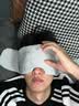 BDAC100%遮光重力睡眠眼罩睡觉遮光专用午睡助睡眠女士男成人冰丝 灰 实拍图