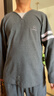 芬腾睡衣男防静电德绒双面绒新品运动风假两件情侣睡衣家居服 实拍图