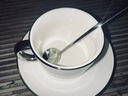 友来福轻奢陶瓷咖啡杯高档欧式简约白色拉花咖啡杯套装220ml马克杯 实拍图