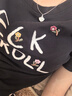 珍尚银中国黄金授权竹节和田玉银项链女吊坠生日礼物纪念送女友老婆妈妈 实拍图