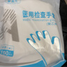 安其生医用手套PE检查食品餐饮手膜加厚透明塑料薄膜家务美容美发100只 实拍图
