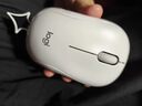 罗技（Logitech）M221 轻音鼠标 无线鼠标 办公鼠标 对称鼠标 带无线微型接收器 米白色 实拍图