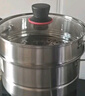美厨（maxcook）三层蒸锅30cm 不锈钢蒸锅加厚复底蒸煮两用 燃气电磁炉通用 实拍图
