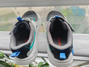 基诺浦宝宝学步鞋 春秋儿童时尚运动机能鞋 软底透气儿童男女童鞋GY1628 灰色/白色/黑色/绿色 29 185mm 适合脚长181-190mm 实拍图
