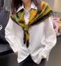 COYOJOR希遥家高档香云纱丝巾礼盒送长辈大方巾双面高端真丝桑蚕丝围巾图画披肩 双面香云纱花萝千里江山图 实拍图