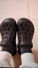 CROCS卡骆驰洞洞鞋贝雅男鞋女鞋轻便耐磨一脚蹬拖鞋休闲鞋|10126 黑色-001 43 (270mm) 实拍图
