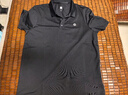 特步运动t恤短袖男夏装新款跑步速干衣薄款训练服半袖简约上衣polo衫 【商务polo衫】正黑色0118 L 175 实拍图
