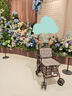立道老年人推车可推可坐助力行走器可座代步车手推车出门方便小车神器 E2【新升级手刹+双轮】可折叠四轮手扶推车椅 实拍图