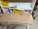 京东京造沐光桌100w护眼大路灯儿童学习桌书桌椅套装升降学生写字桌1.2m棕 实拍图