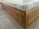 源氏木语实木双人床简约现代原木风橡木箱体床北欧卧室高箱储物床 实拍图
