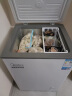 美的（Midea）100升低霜家用囤货小冰柜冷藏冷冻两用保鲜冷柜一级能效节能小型冰箱BD/BC-100KMD(E)国家补贴20% 实拍图