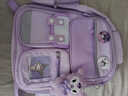 京悠雨日本儿童书包男女生小学生一六年级超轻便软减负大容量防水拉链款 小号紫色(适合1-2年级) 实拍图