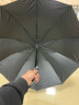 天堂 长柄加大雨伞半自动黑胶直杆伞晴雨伞太阳伞70*10骨 碳黑色 实拍图