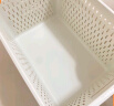 京东物流 零食杂物收纳箱玩具整理筐家用橱柜置物篮子储物塑料箱 北欧白-大号 3个装 实拍图