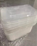 美丽雅一次性饭盒方形1000ml*30套 快餐打包盒大容量食品级便当野餐盒 实拍图